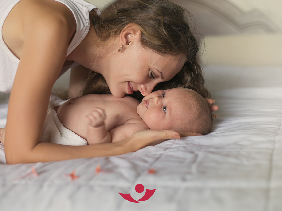 Mutter mit Baby