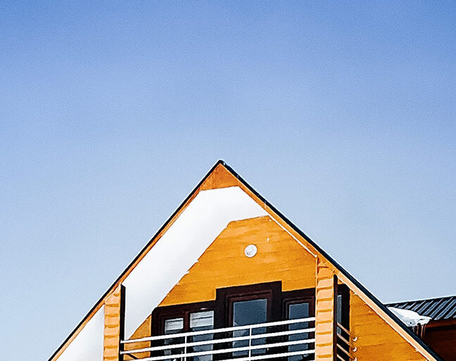 Haus im Schnee