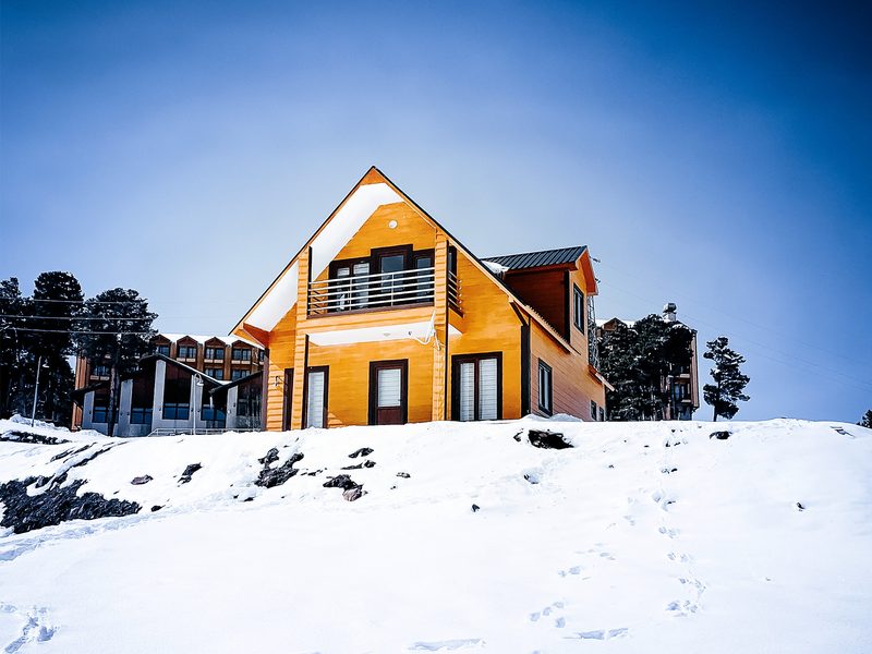 Haus im Schnee
